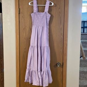 Lilac Abercrombie and Fitch maxi dress size large